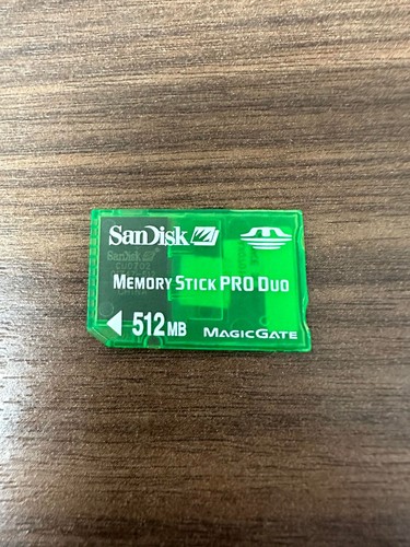 Sandisk 512mb memory - stick, pro